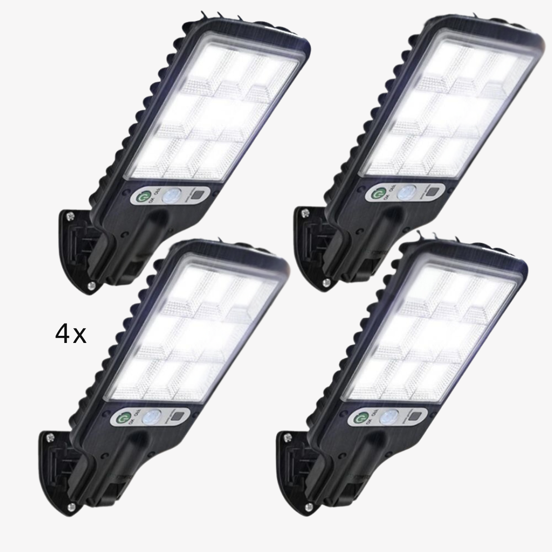 Automatische Außenbeleuchtung ohne Kabel, Stromkosten oder Elektriker