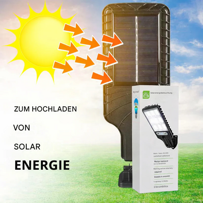 Automatische Außenbeleuchtung ohne Kabel, Stromkosten oder Elektriker