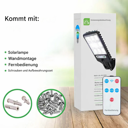 Automatische Außenbeleuchtung ohne Kabel, Stromkosten oder Elektriker