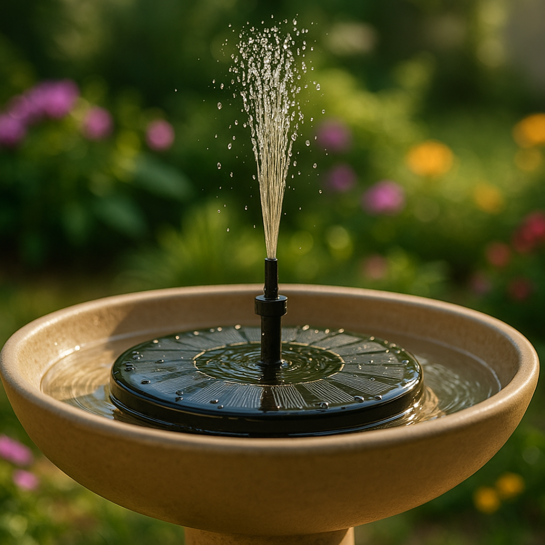 Solar Gartenbrunnen | Mehr Atmosphäre in deinem Garten Ohne Kabel oder Aufwand