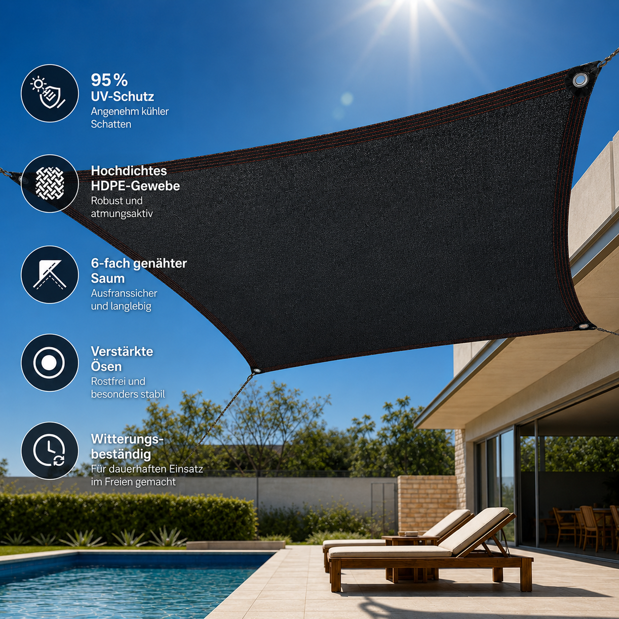 ShadeHaven™ | Machen Sie Aus Ihrer Heißen Terrasse Wieder Einen Lieblingsplatz