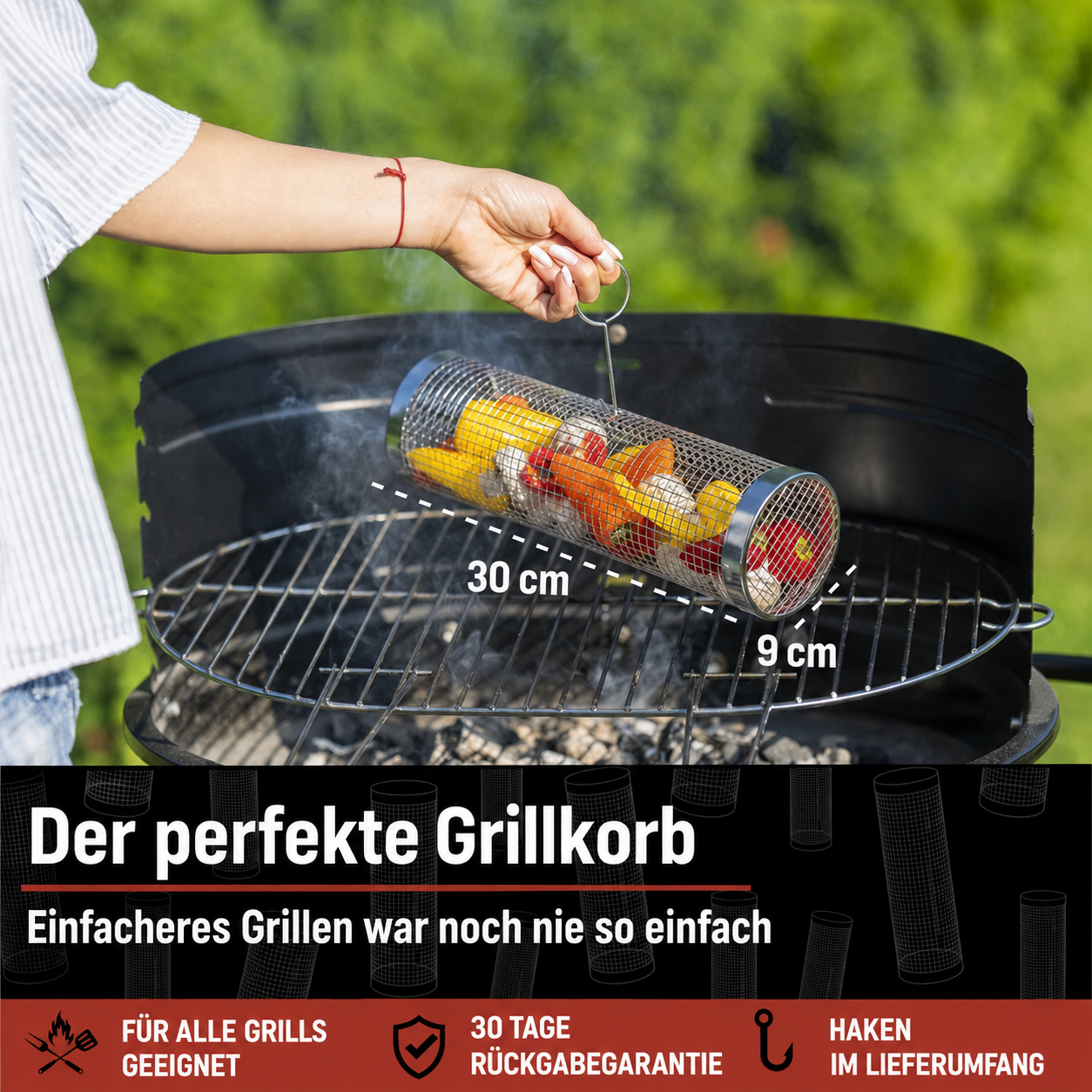 SearMaster™ | Grillen Sie Gemüse Wie Ein Profi, Ohne Dass Etwas Durchfällt