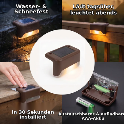 LumiStep™ | Beleuchten Sie Treppe Und Terrasse, Ohne Strom Oder Aufwand
