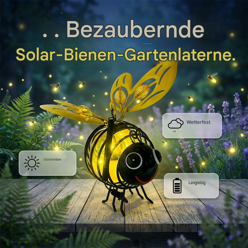 BeeGlow™ – Magisches Solarlicht für Garten und Balkon