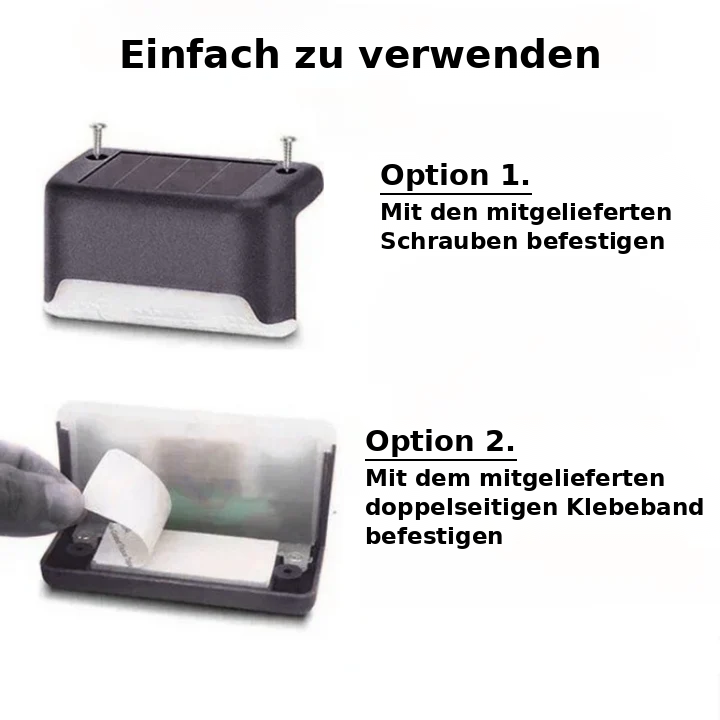 LumiStep™ | Beleuchten Sie Treppe Und Terrasse, Ohne Strom Oder Aufwand