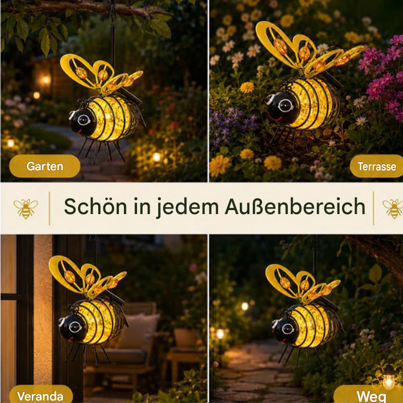 BeeGlow™ – Magisches Solarlicht für Garten und Balkon