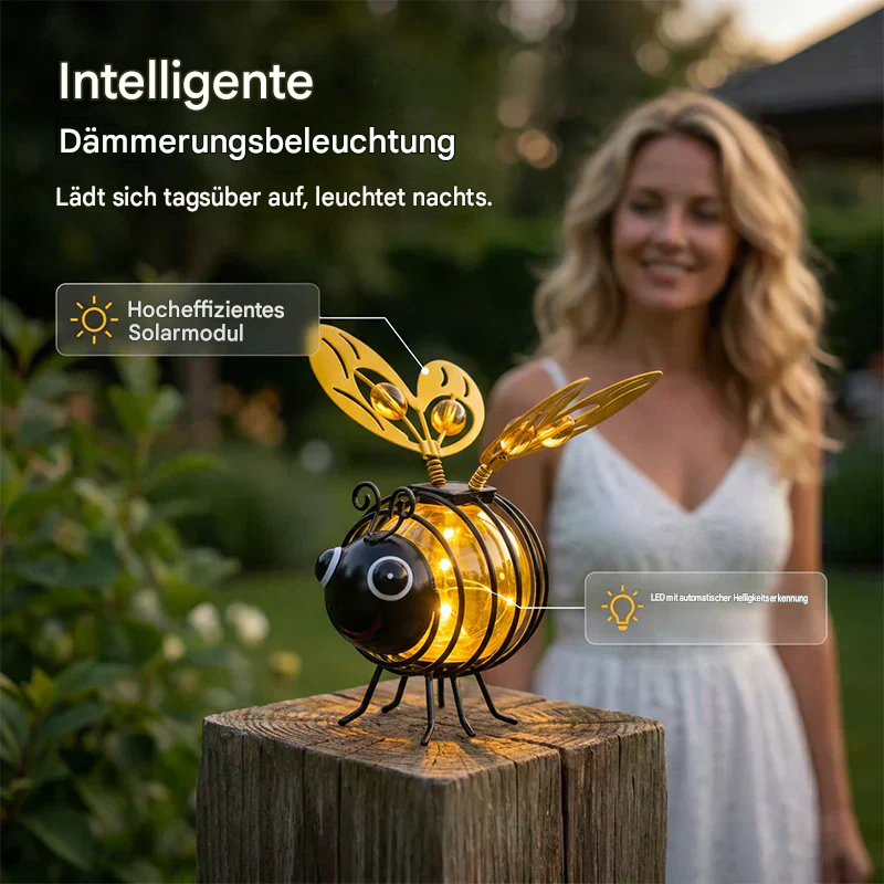 BeeGlow™ – Magisches Solarlicht für Garten und Balkon