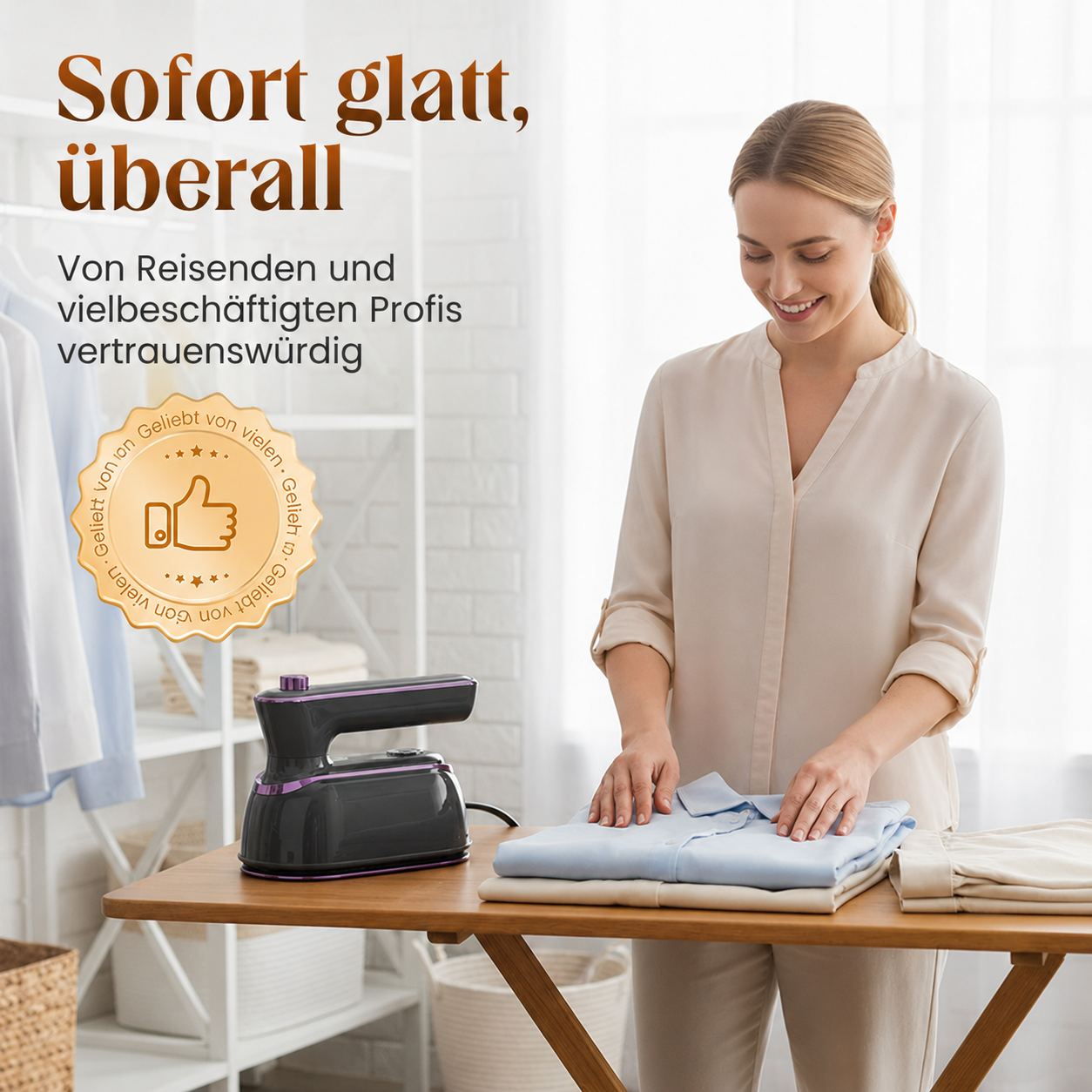 CreaseGo™ | Knitterfrei In Minuten, Ohne Bügelbrett