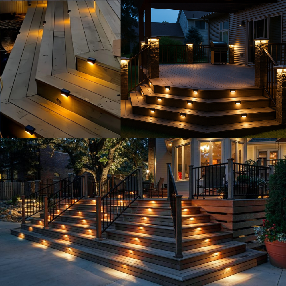 LumiStep™ | Beleuchten Sie Treppe Und Terrasse, Ohne Strom Oder Aufwand