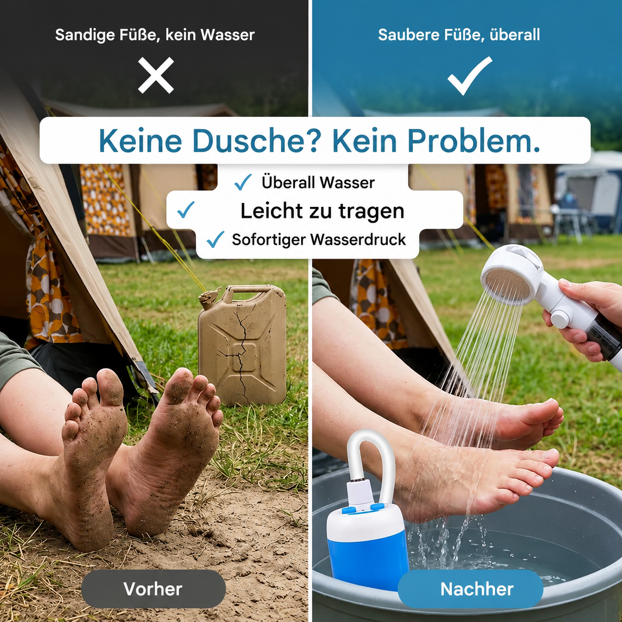 FlowJet™ Mobile Dusche