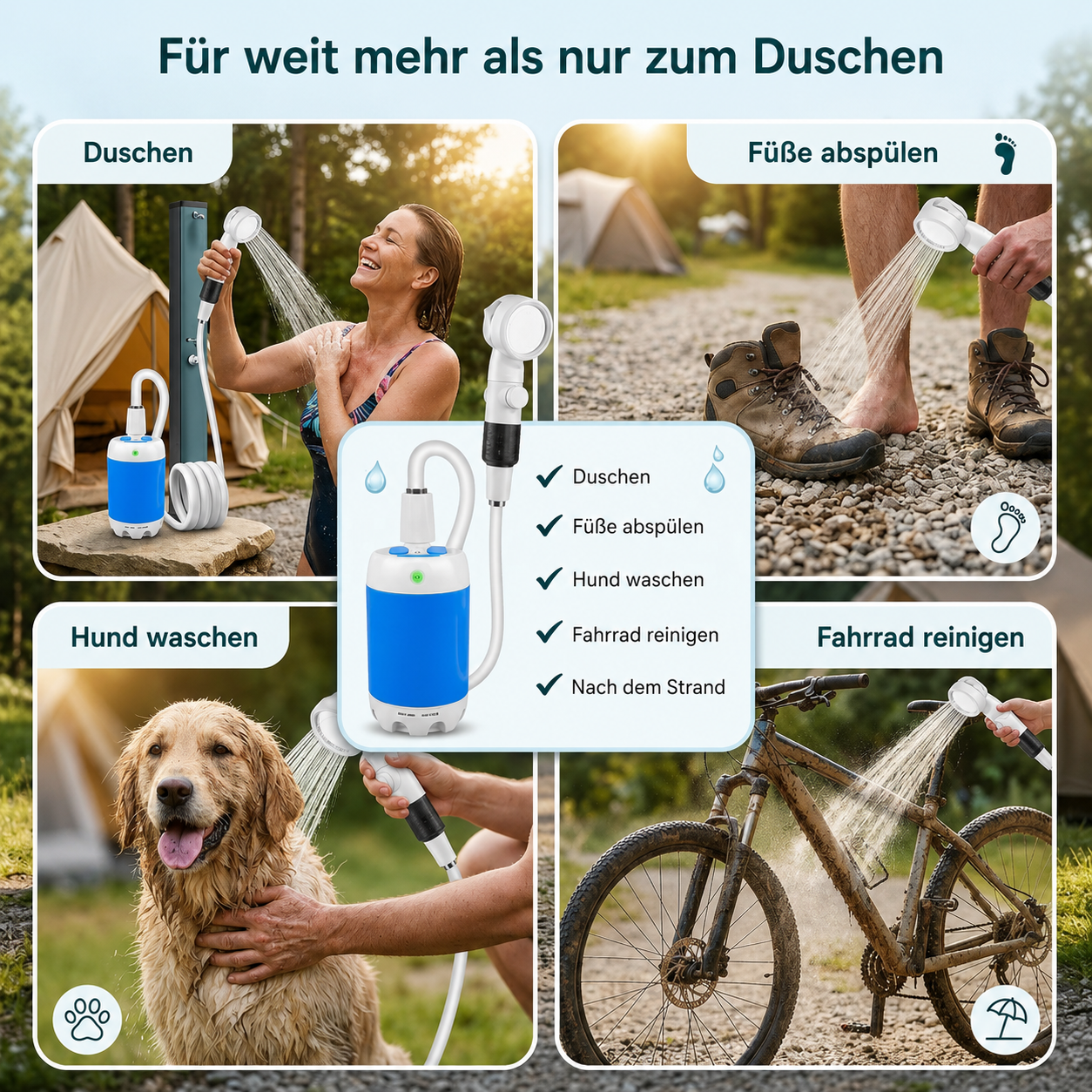 FlowJet™ Mobile Dusche