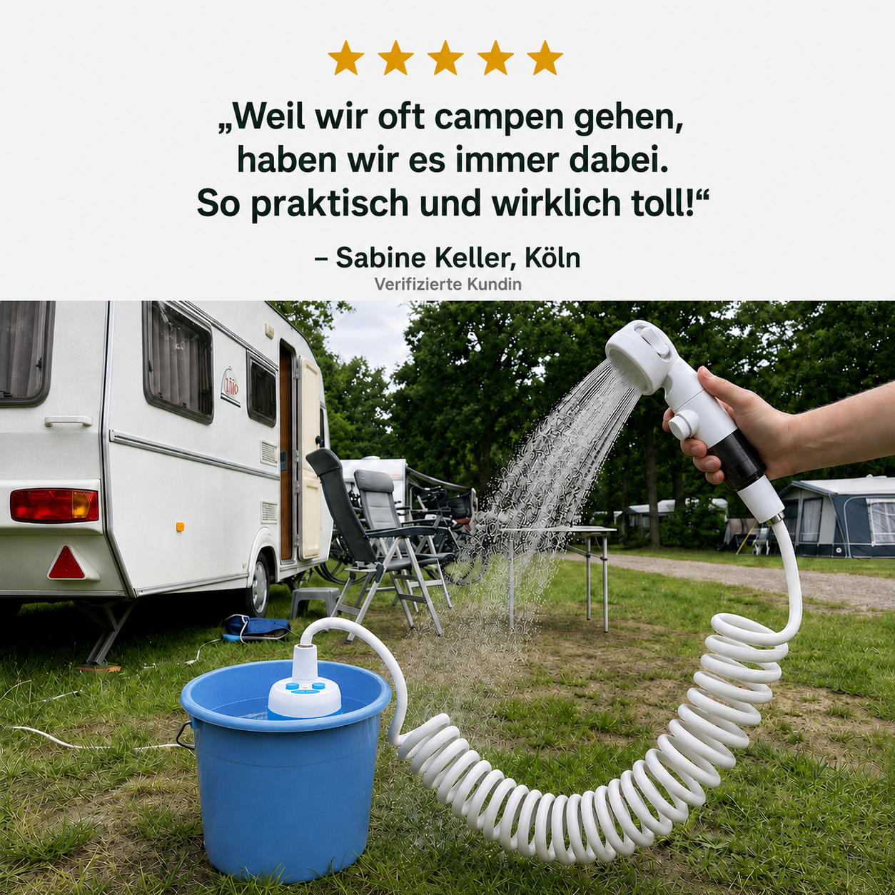 FlowJet™ Mobile Dusche