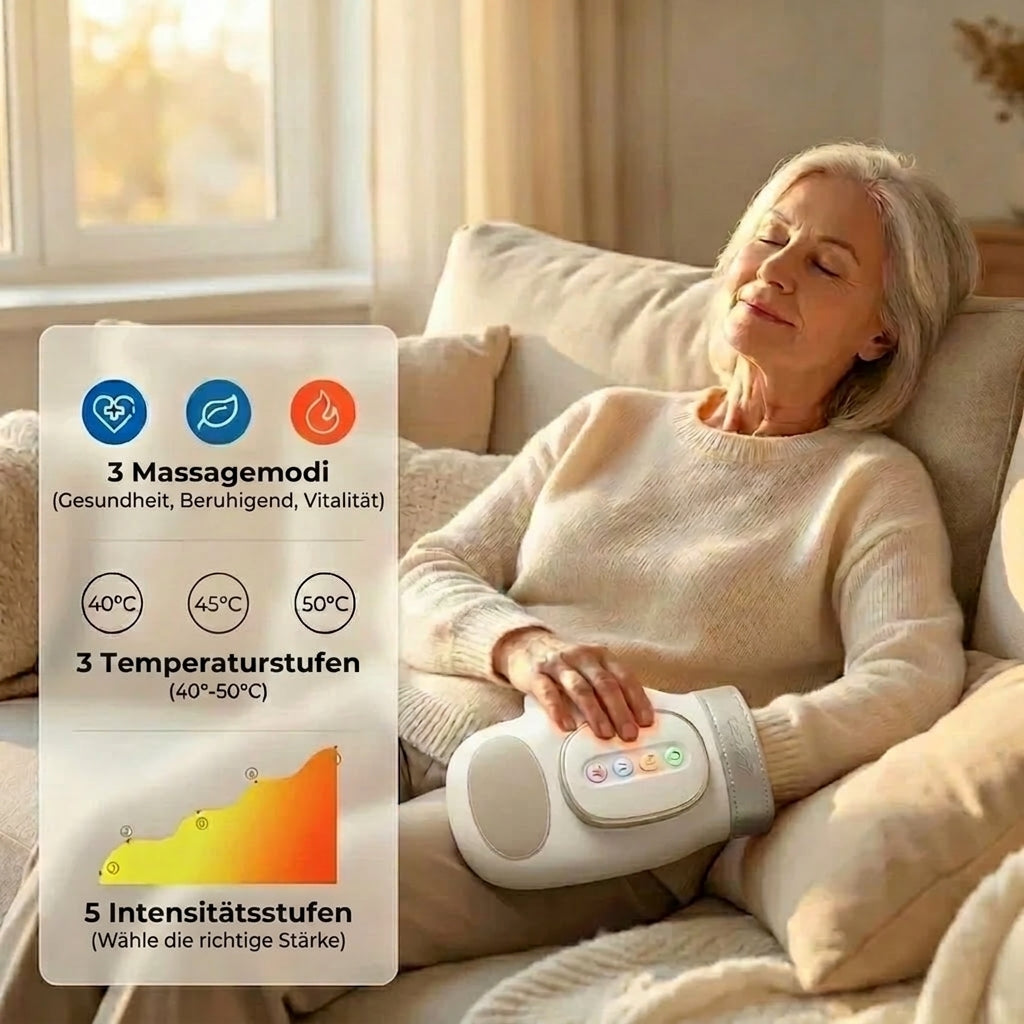 PalmRelax™ | Warme Handmassage für steife, müde Finger