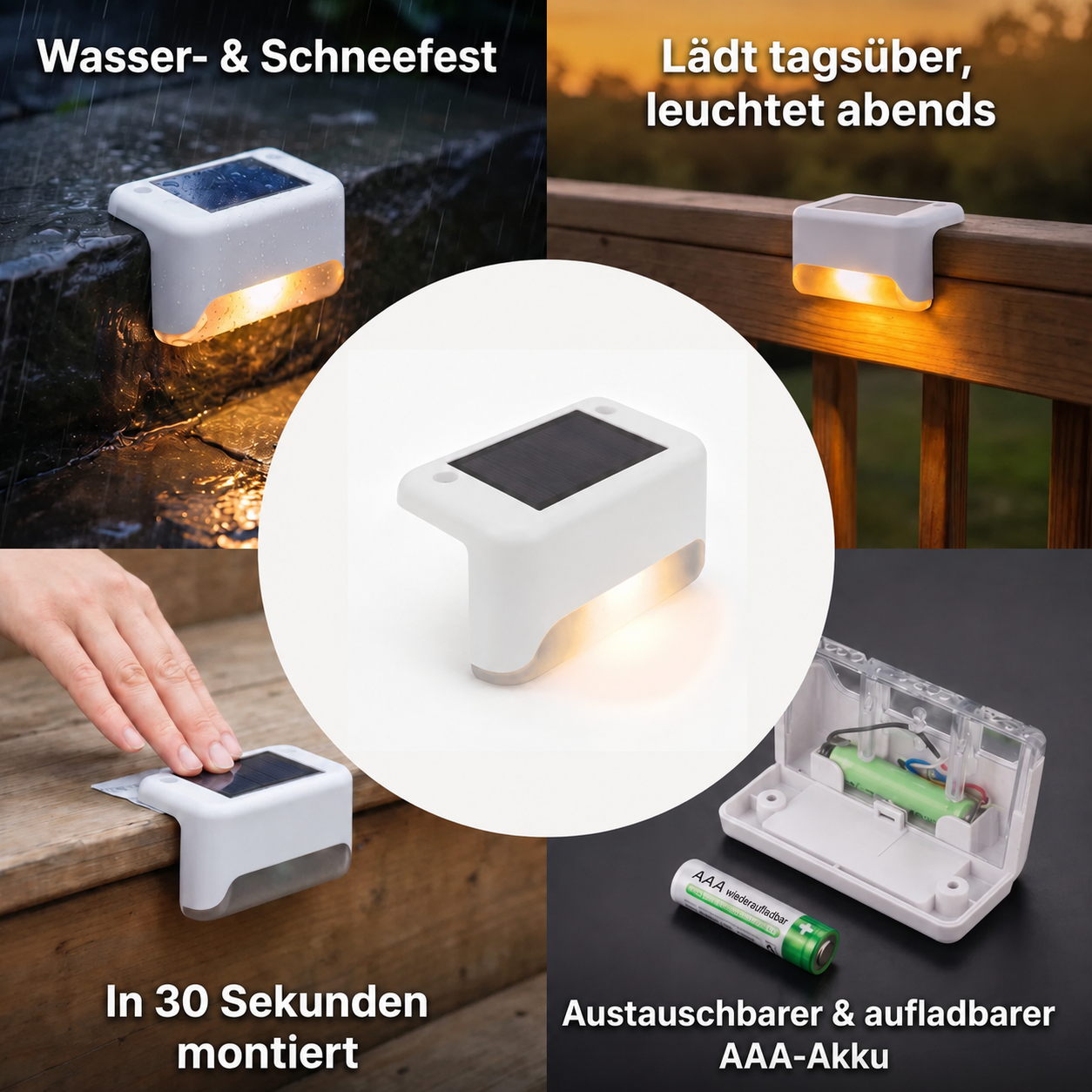 LumiStep™ | Beleuchten Sie Treppe Und Terrasse, Ohne Strom Oder Aufwand