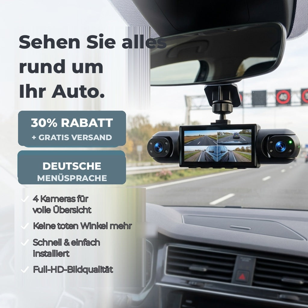 RoadGuard™ | Die Dashcam, die alles rund um Ihr Auto festhält