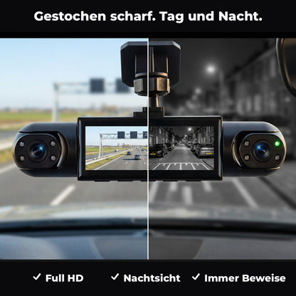 RoadGuard™ | Die Dashcam, die alles rund um Ihr Auto festhält