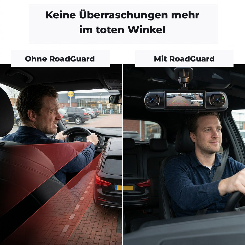 RoadGuard™ | Die Dashcam, die alles rund um Ihr Auto festhält