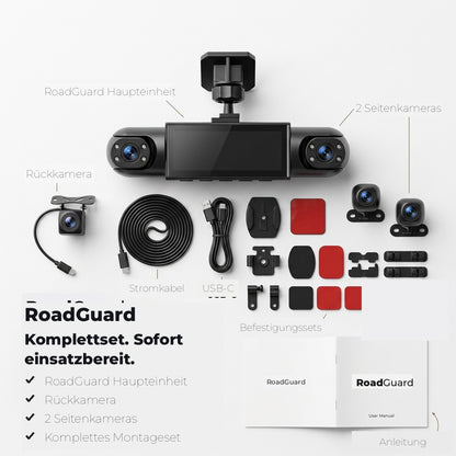 RoadGuard™ | Die Dashcam, die alles rund um Ihr Auto festhält